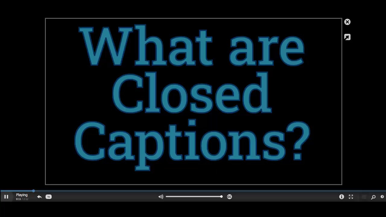 closed captions Digital Education Office blog